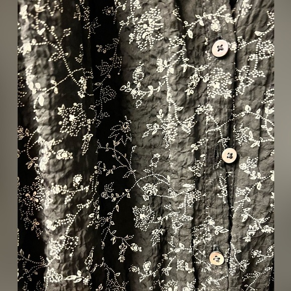 NWT Madewell Ruffle-Neck Button-Front Mini Dress in
Dotted Vines - Size M - Picture 7 of 11